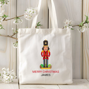 Bolsa Tote Nome personalizado Natal do soldado de brinquedo
