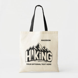 Bolsa Tote Nome Personalizado & Texto Caminhada