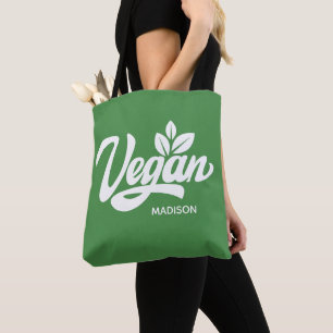 Bolsa Tote Nome Personalizado Vegano