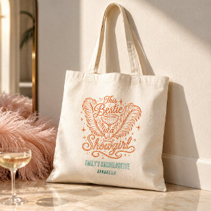 Bolsa Tote Nome Personalizado Vegas Laranja Despedida Melhor