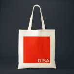 Bolsa Tote Nome vermelho Disa<br><div class="desc">Nome vermelho Disa</div>