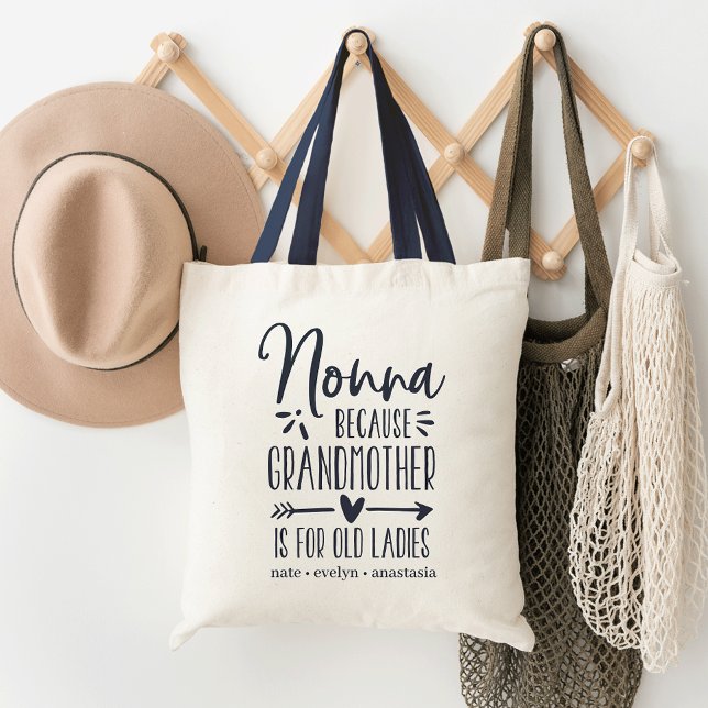 Bolsa Tote Nonna | Avó é para velhas senhoras (Criador carregado)