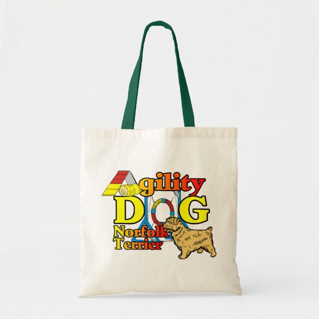 Bolsa Tote Norfolk_Terrier_Agilidade (Frente)