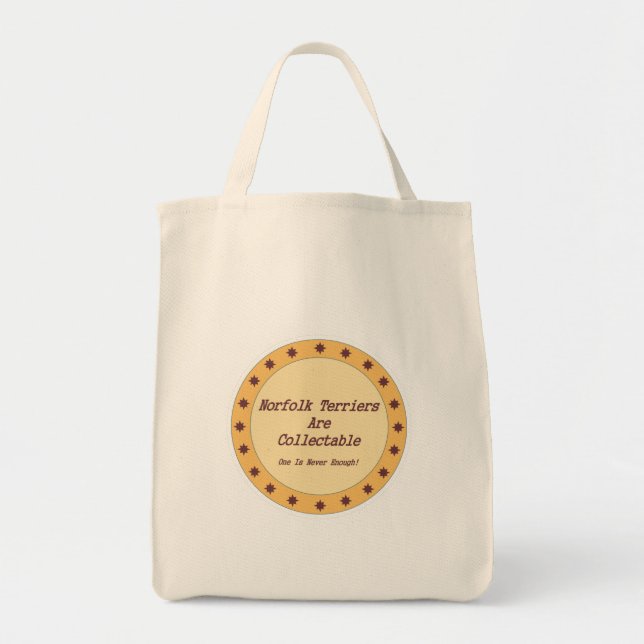 Bolsa Tote Norfolk Terriers É Colecível (Frente)