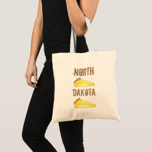 Bolsa Tote North Dakota Kuchen Custard Cake Slice ND Dessert