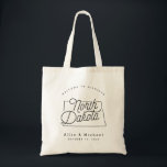 Bolsa Tote North Dakota Wedding Tote Bag<br><div class="desc">Este bolsa de Dakota do Norte é perfeito para receber convidados da cidade para o seu casamento! Embale-o com guloseimas locais para um pacote de boas-vindas extra divertido.</div>