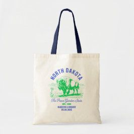 Bolsa Tote North Dakota Wedding Welcome Bag, State Love