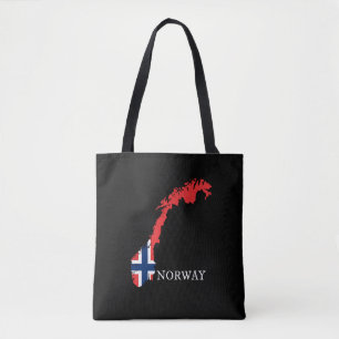 Bolsa Tote Noruega - Bandeira da Noruega