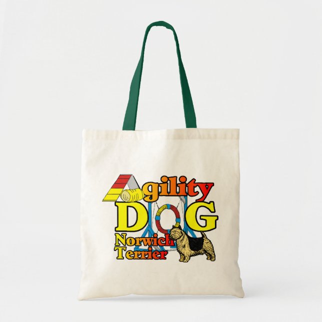 Bolsa Tote Norwich_Terrier_Agilidade (Frente)