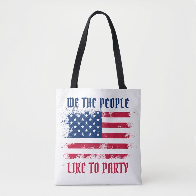 Bolsa Tote Nós, as pessoas Engraçadas, afogamos a bandeira do (Frente)