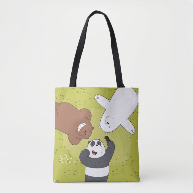 Bolsa Tote Nós Bare Bears - #SquadMeta (Frente)