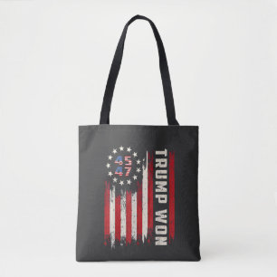 Bolsa Tote Nós Ganhamos INAUGURAÇÃO DO TRUMP Bandeira America