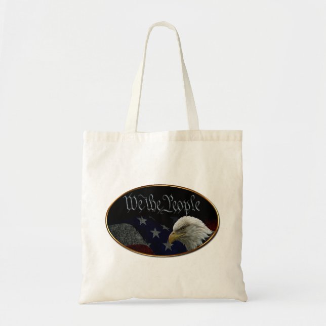 Bolsa Tote Nós, o emblema do Pessoas (Frente)