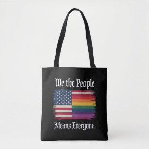 Bolsa Tote Nós, o Povo, Significamos Todos EUA Igualdade LGBT