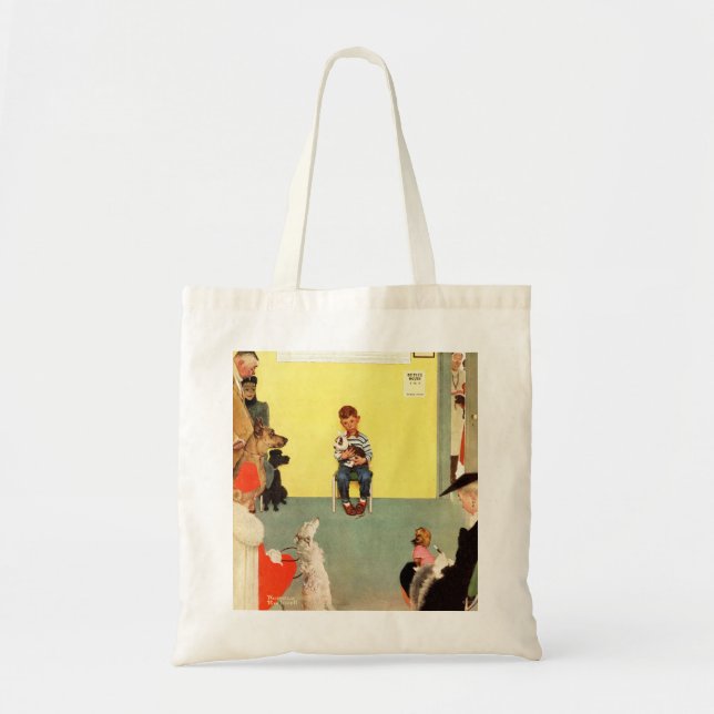 Bolsa Tote Nos veteranos de Norman Rockwell (Frente)