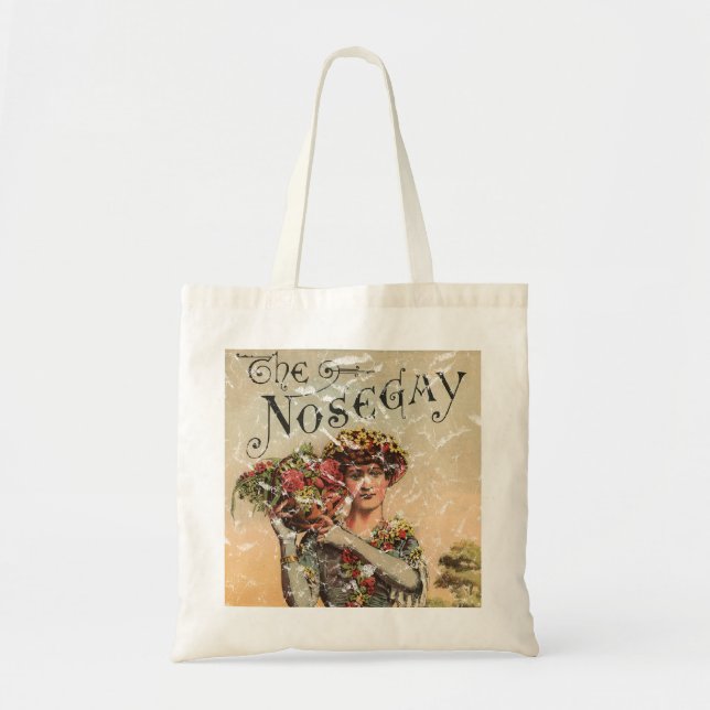 Bolsa Tote Nosegay - 1900 - afligido (Frente)