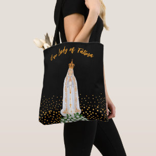 Bolsa Tote Nossa Senhora da Procissão Fátima de Velas
