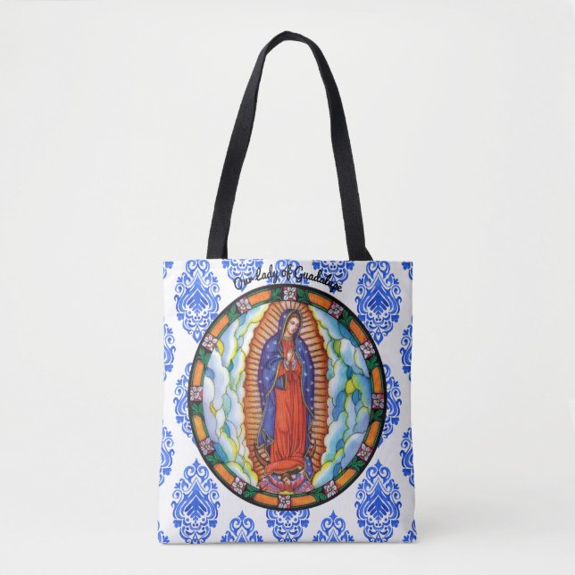 Bolsa Tote Nossa Senhora de Guadalupe Bela Mulher (Frente)