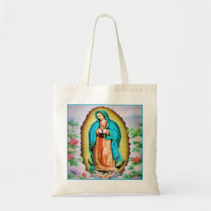 Bolsa Tote Nossa Senhora de Guadalupe Floral