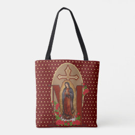 Bolsa Tote Nossa Senhora de Guadalupe Papais noeis Maria Virg
