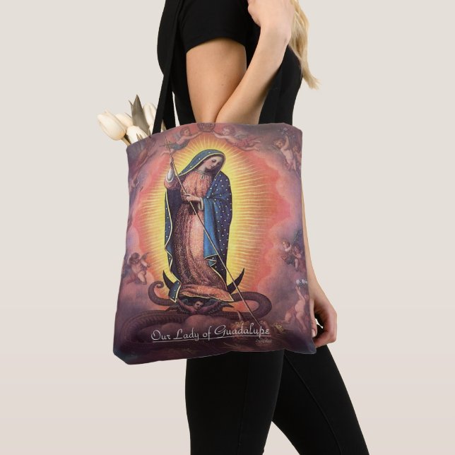 Bolsa Tote Nossa Senhora de Guadalupe Rev 12 (Close Up)