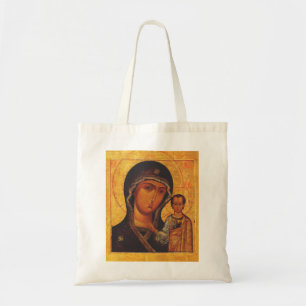 Bolsa Tote Nossa Senhora do Ícone Ortodoxo de Kazan