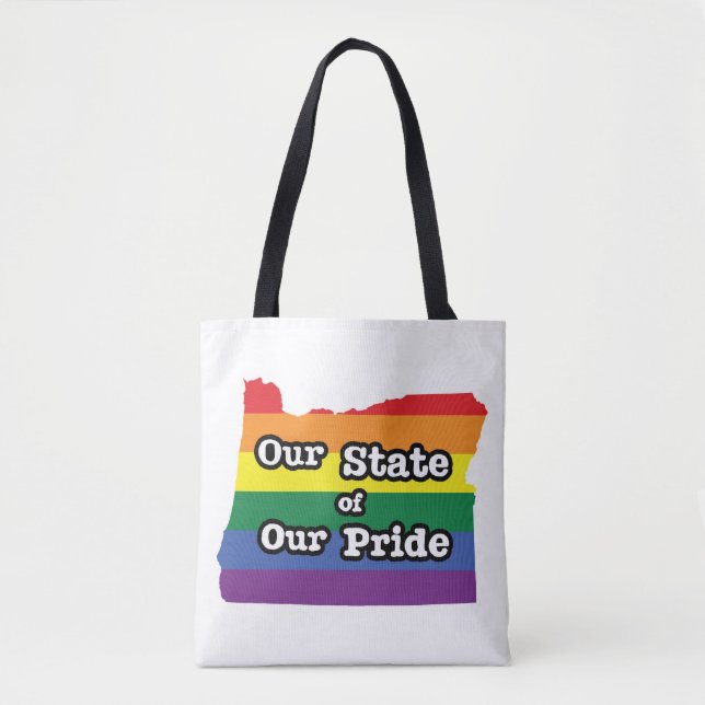 Bolsa Tote Nosso Estado de Orgulho| Oregon (Frente)
