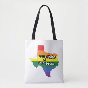 Bolsa Tote Nosso Estado de Orgulho Texas