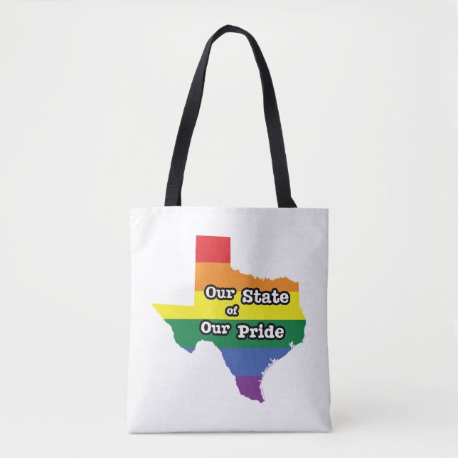 Bolsa Tote Nosso Estado de Orgulho| Texas (Frente)