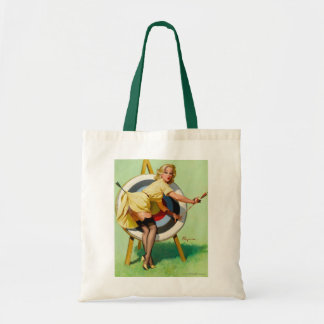 Bolsa Tote notícia bombástica rockabilly do vintage da sacola