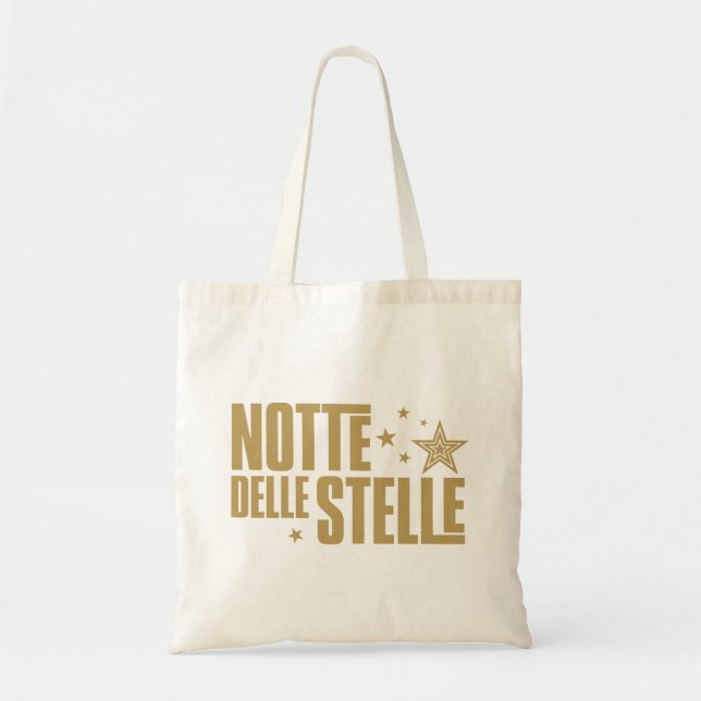 Bolsa Tote Notte Delle Stelle Design 6 (Frente)