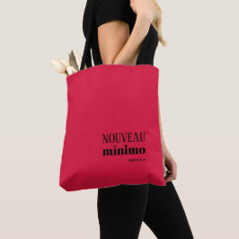 Bolsa Tote NOUVEAU MINIMO Vermelho Personalizado Moderno