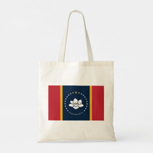 Bolsa Tote nova bandeira do Mississípi usa mag dos Estados U