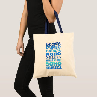 Bolsa Tote Nova Iorque Neighhood Acronymes Tote Bag