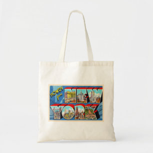 Bolsa Tote Nova Iorque NYC NY Vintage - Letra grande