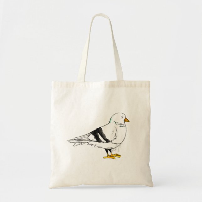 Bolsa Tote Nova Iorque NYC Pigeon Beach Seagull Gull Bird (Frente)