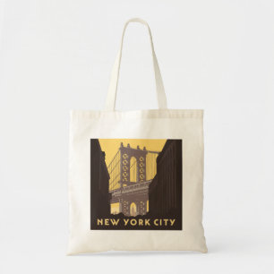 Bolsa Tote Nova Iorque   Ponte Brooklyn