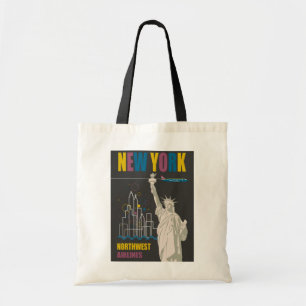 Bolsa Tote Nova Iorque - Poster de viagens da Liberdade