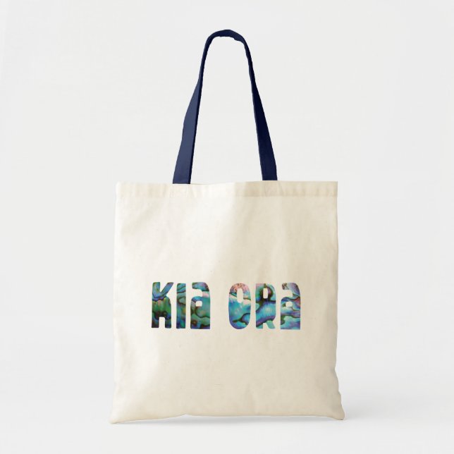 BOLSA TOTE NOVA ZEALAND KIA ORA PAUA (Frente)