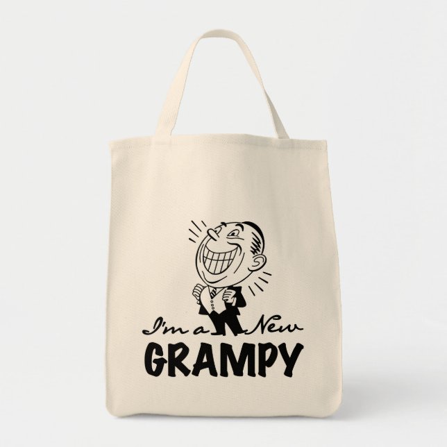 Bolsa Tote Novas camisetas e presentes sorridentes (Frente)