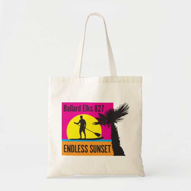 Bolsa Tote NOVO FUNDRAISTA DE BAR sem pôr do sol (Frente)
