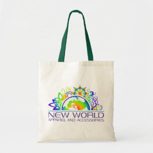 Bolsa Tote Novo logotipo do mundo