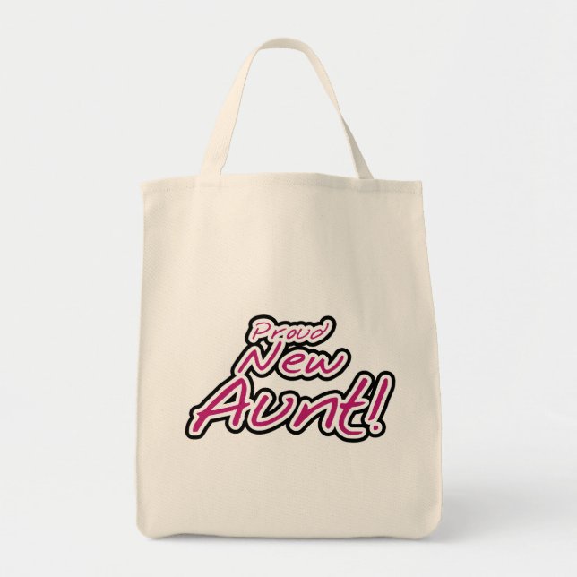 Bolsa Tote Novos camisetas e presentes orgulhosos (Frente)