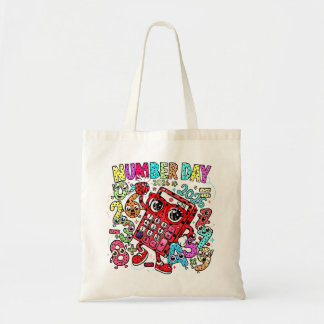 Bolsa Tote Number Day Tote Bag | Fun Maths Numbers