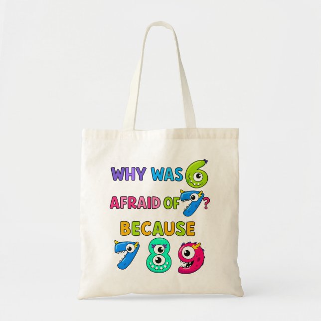 Bolsa Tote Number Day Tote Bag | Funny Maths Numbers (Frente)