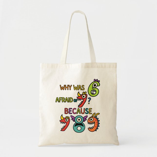 Bolsa Tote Number Day Tote Bag | Funny Maths Numbers (Frente)