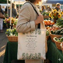 Bolsa Tote Numbers 6:24-26 The Lord Bless You and Keep You