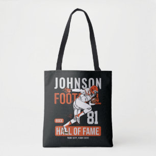 Bolsa Tote NÚMERO DE NÚMERO DA Equipe DE Futebol Personalizad