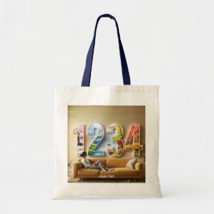 Bolsa Tote Números da Temporada Quatro de Fantasia Fofa