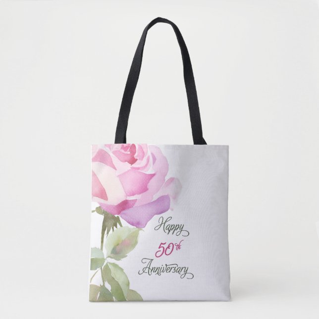 Bolsa Tote Nun 50th Anniversary Sister Catholic Jubilee Pink  (Frente)